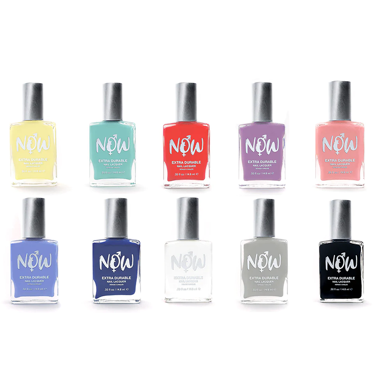 NOW Nail Polish Signature Bundle – 10-Piece Vegan Nail Polish Gift Set